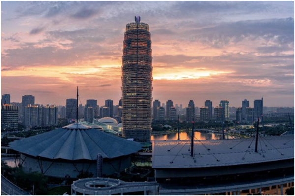 日弘传媒郑州分公司于千玺广场正式建设